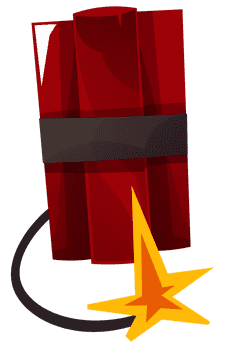 Mining dynamite clipart