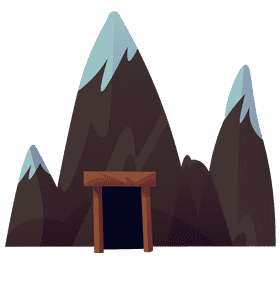 Mining enterence clipart