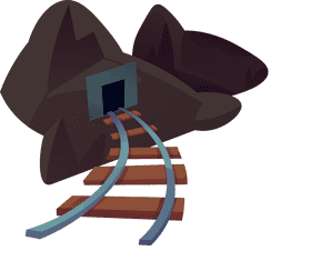 Mining mine shaft clipart