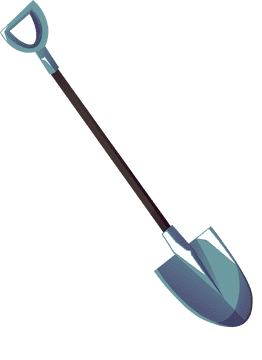 Mining shovel clipart