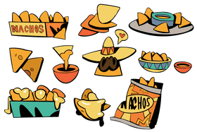 Nachos vector
