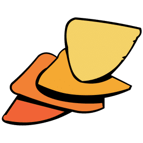 Nachos chips clipart