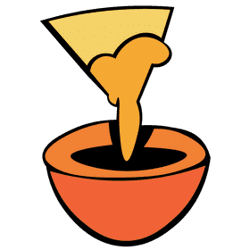 Nachos sauce clipart