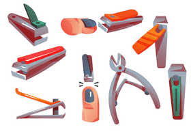 Nail cutter vector