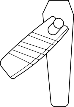 Nail cutter top open black and white clipart