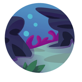 Ocean bottom clipart