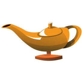 Oil lamp old clipart