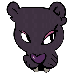Panther head clipart