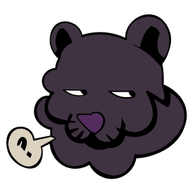 Panther question clipart