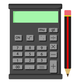 Accountant calculator clipart