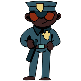 Police officer clipart