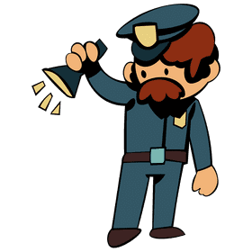Police old clipart