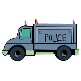 Police car big car clipart