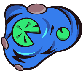 Pond top view clipart