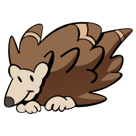 Porcupine clipart