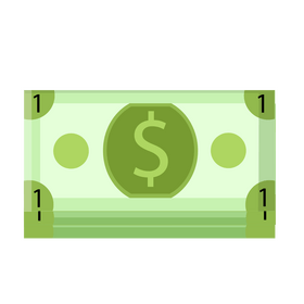 Dollar-bill vector - for free download
