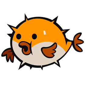 Pufferfish clipart