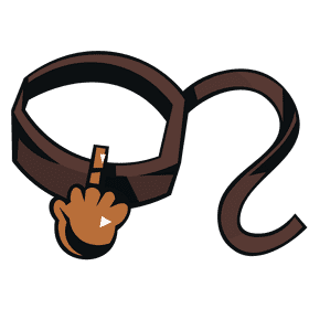 Puppy collar clipart