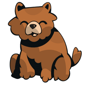 Puppy fluffy clipart