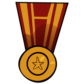 Reward medal clipart