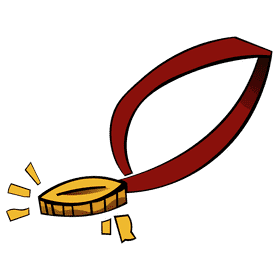 Reward medal clipart