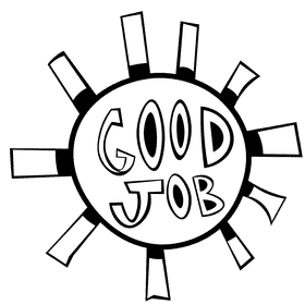 Reward reward black and white clipart