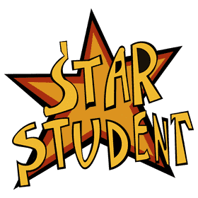 Reward star student clipart
