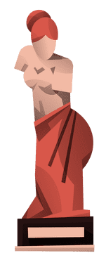 Museum sculpture clipart