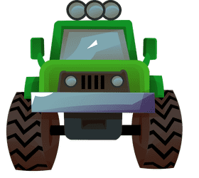 Monster truck front clipart