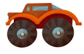 Monster truck truck clipart