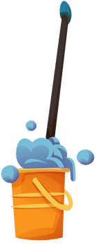Mop bucket clipart