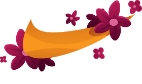 Nike logo flowers clipart