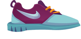 Nike sneaker clipart