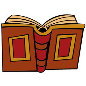 Open book pattern clipart