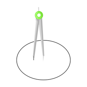 Compass divider clipart