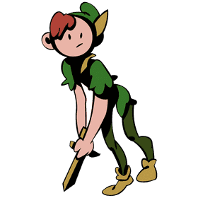 Peter pan sword clipart