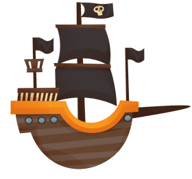 Pirate ship big clipart
