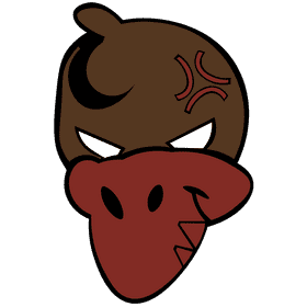 Platypus angry clipart