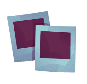 Polaroid double clipart