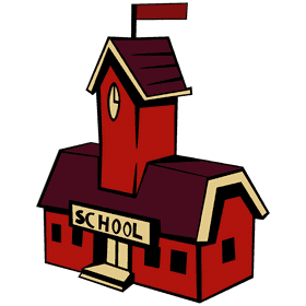 School bell tower clipart