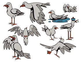 Seagull vector
