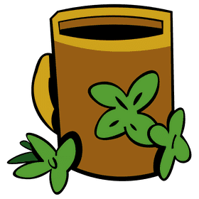 Shamrock cup clipart