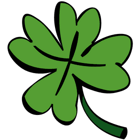 Shamrock green clipart