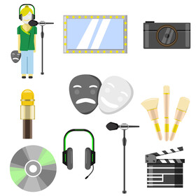 singer actor clipart