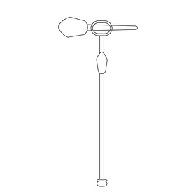 Microphone drawing black and white clipart