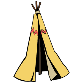 Tent wigwam clipart