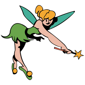 Tinker bell spell clipart