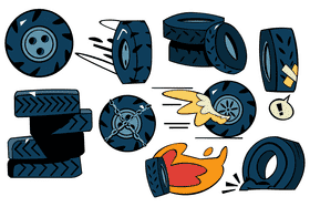 Tire vector