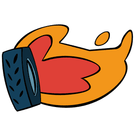 Tire fire clipart