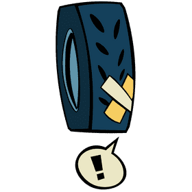 Tire patch clipart